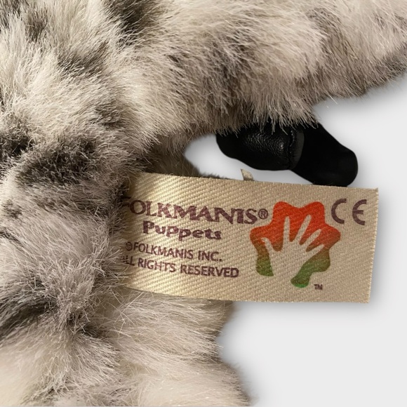Folkmanis Snowy Owl Hand Puppet Swivel Head - Picture 4 of 5